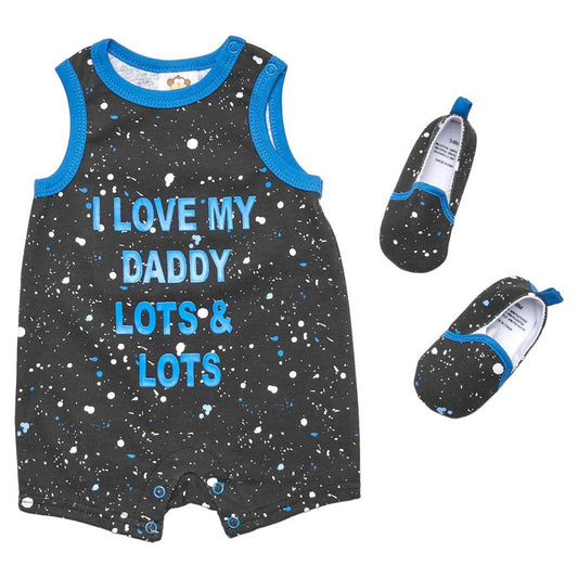 Summer sets ‘I love my daddy’ with matching shoes