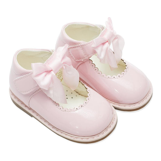 Tia London girls infant hard sole shoes - PINK