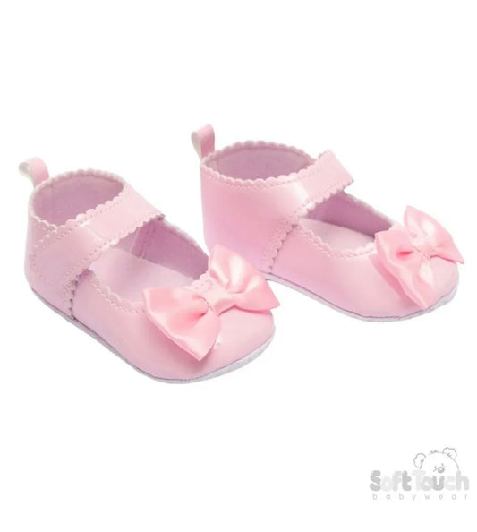 Soft sole crib shoes - PINK 6-15months