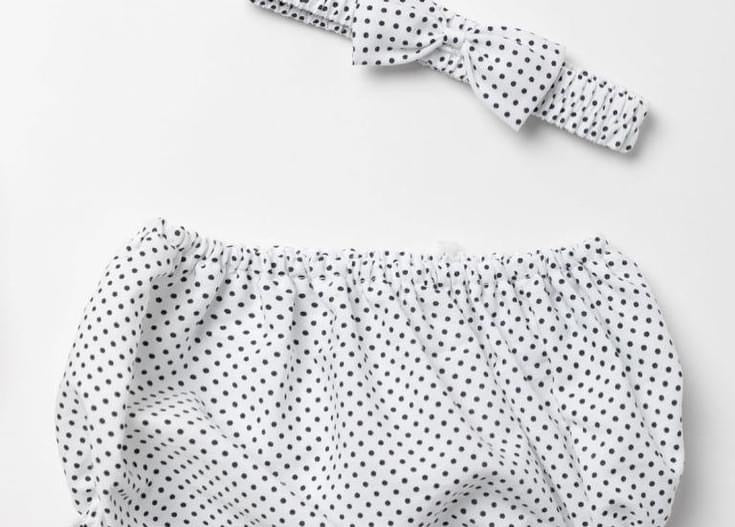 Polka-dot Dress Set By ROCKABYE-BABY