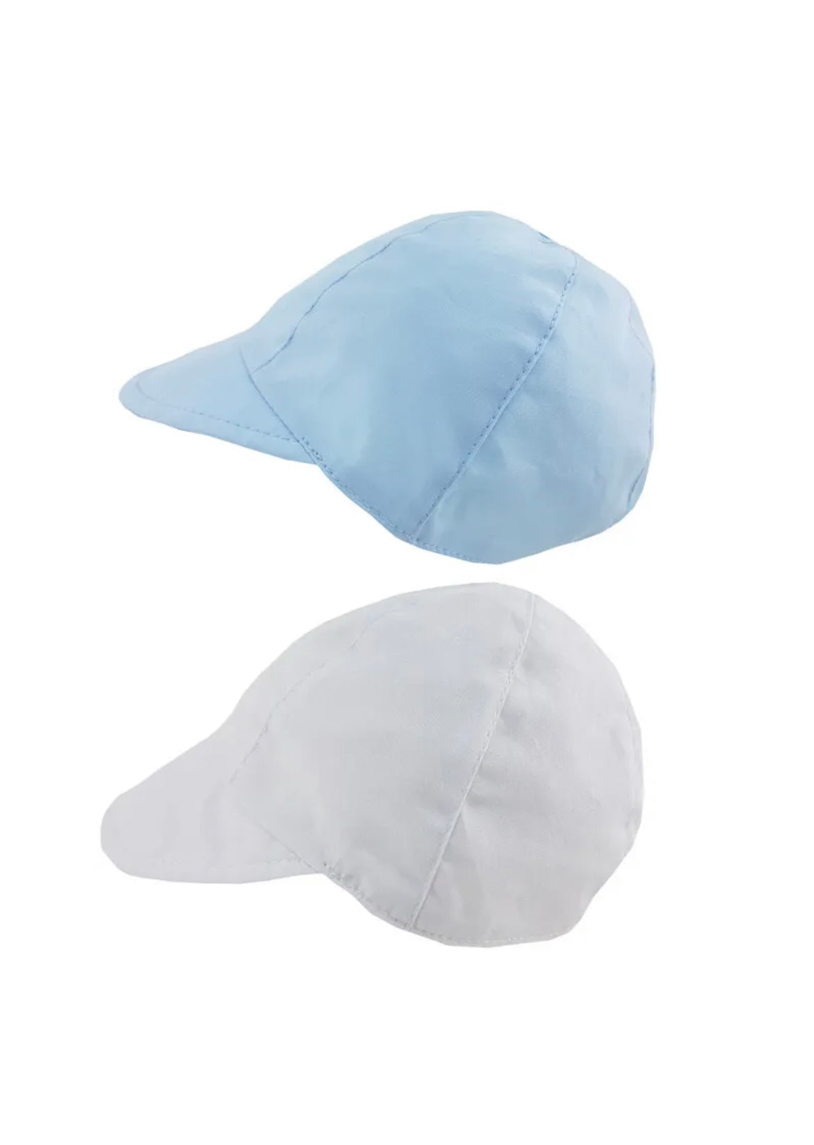Boy 0-18 months blue or white summer caps - PESCI BABY